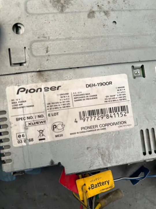 Pioneer DEH-1900R Autoradio - OEM MEFJUU image 3