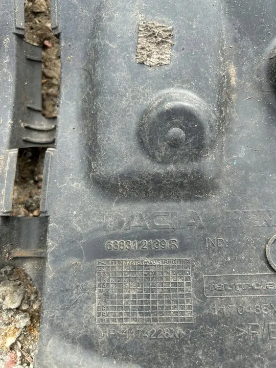 Dacia Sandero Stepway 0.9B Left Front Wheel Arch 638312139R image 4