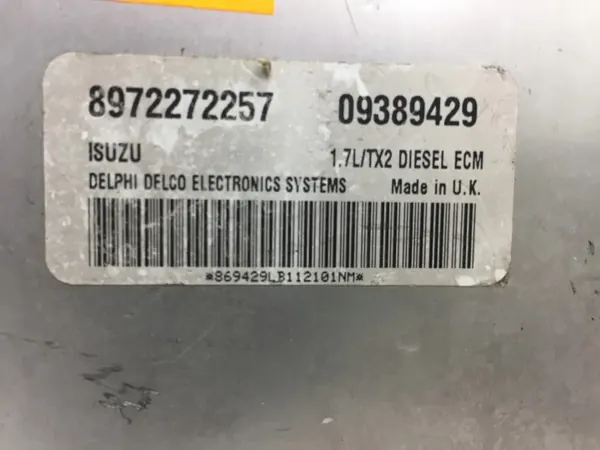 Opel OE 09389429 8972272257 Immobiliser ECU image 3