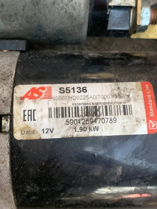 Starter S5136 WLX voor Fiat Bravo II, Doblo I, Punto II image 3