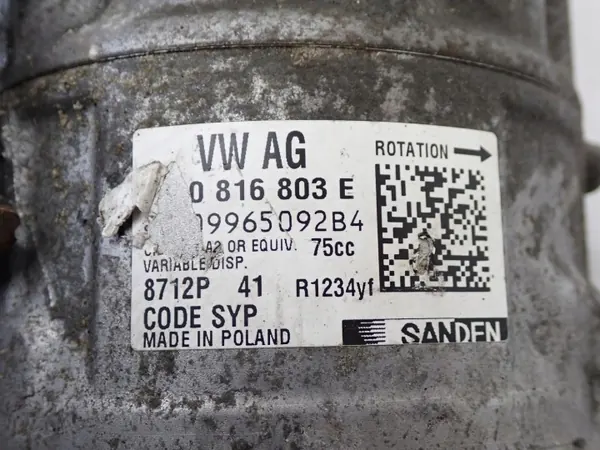 Compresor AC OEM 3Q0816803E para Skoda Kamiq 1.0 TSI image 7