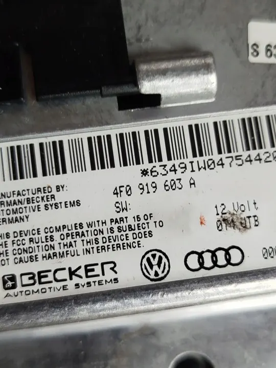 Ecrã de navegação Audi A6 C6 OEM 4F0919603A image 4
