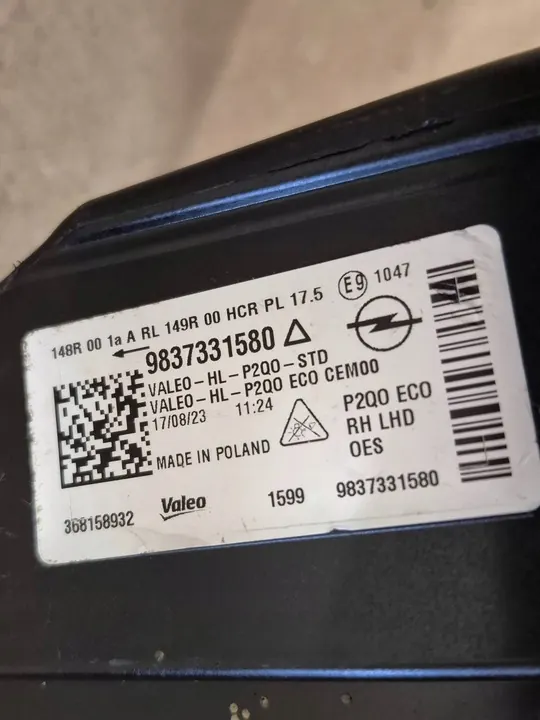 Opel Mokka B LED Rechter Koplamp 9837331580 image 10