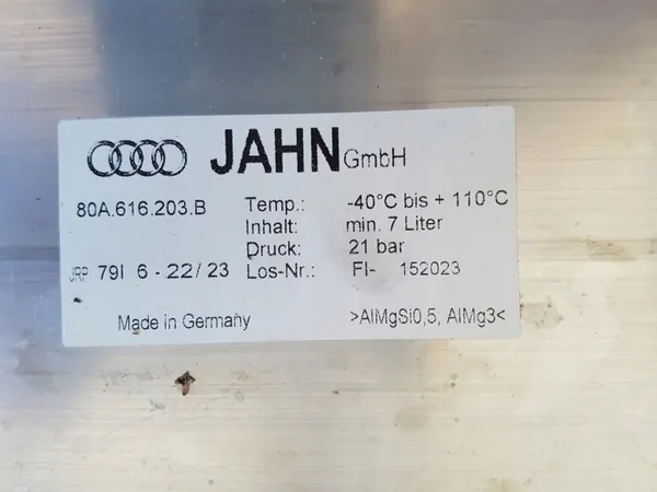 Audi Q5 luchtveringtank OEM 80A616203B image 3