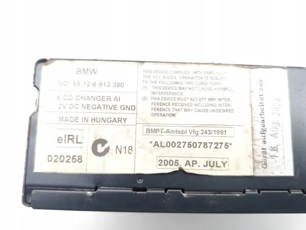 BMW X3 CD/DVD-wisselaar OEM 6913390 (2004-2006) image 7