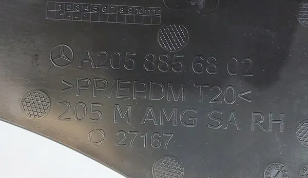 Couverture de Grille de Pare-Chocs Avant Mercedes W205 AMG image 4