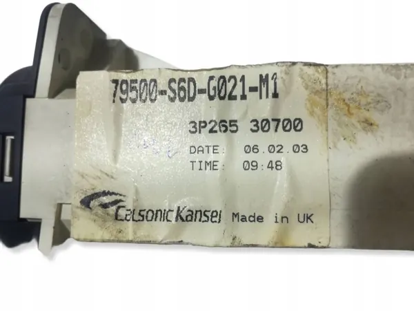 Panneau climatisation Honda Civic OEM 79500S6DG021M1 image 4