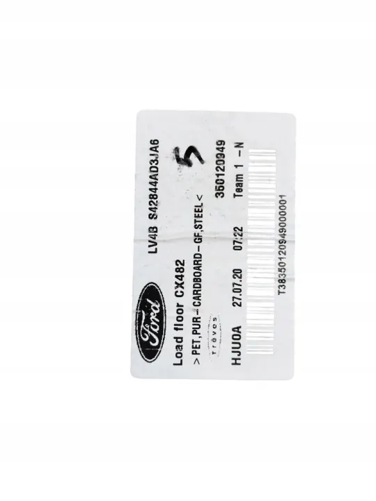 Alfombra de maletero Ford OEM LV4B-S42844-AD Usado image 3