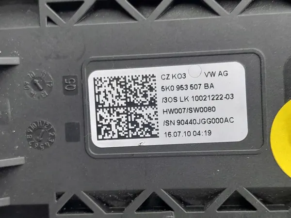 VW Golf VI Kombischalter 5K0953513S image 8