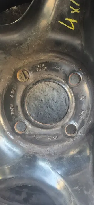 4 Stalen Velgen Renault 6.0" x 16" 4x100 ET 37 image 3