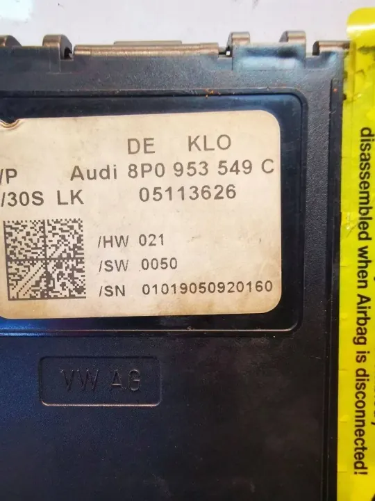 Begagnad rattvinkelsensor OEM 8P0953549C image 3