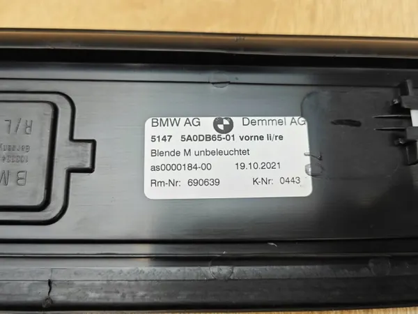 OEM 5A0DB65 etukynnyssuoja BMW G30 G31 M-paketille image 7