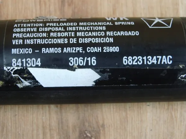 Bakluckstöd Jeep Grand Cherokee 68231347AC image 4