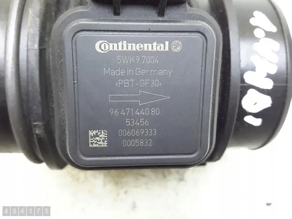 2009 Citroen C3 Luftmassenmesser 9647144080 5wk97004 image 5