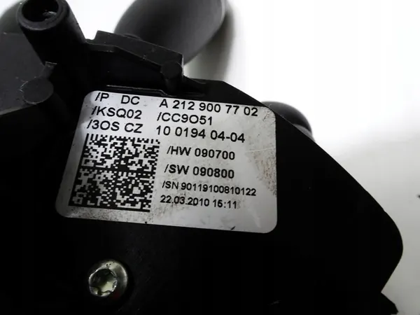 MERCEDES W212 W207 - STUURHOEK SENSOR SCHAKELAAR A2129007702 image 5