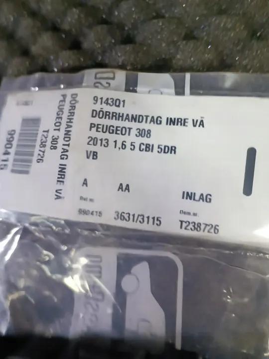 Mão de Porta Citroen Peugeot 9143Q1 image 2