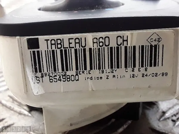Módulo controle ar condicionado Renault Clio OEM 654980q image 5
