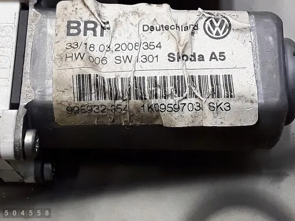 Régulateur de vitre Skoda Octavia OEM 1k0959703 image 3