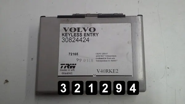 Unité de Commande ECU Volvo V40 AM-321294 Verrouillage image 2