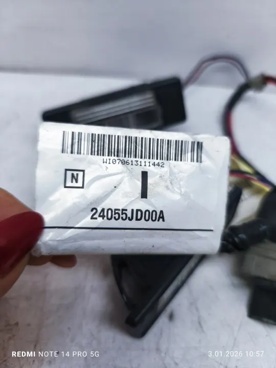 Feu de plaque Nissan Qashqai OEM 24055JD00A image 6
