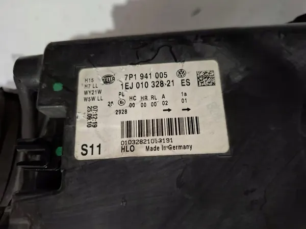 Refletor de Farol Esquerdo VW Touareg 7P 7P1941005 image 10