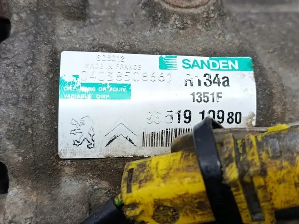 Peugeot 307 1.6 16V Klimakompressor OEM 9651910980 image 6