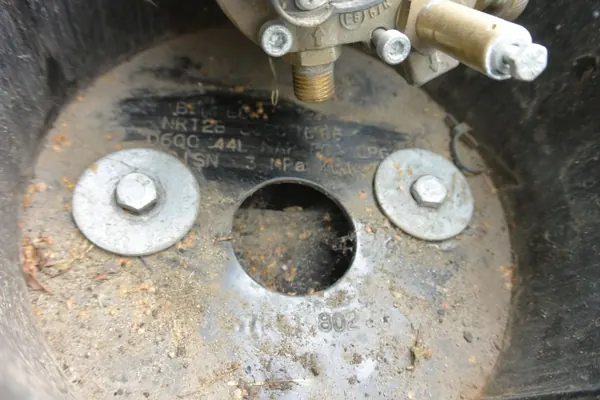 Tanque LPG 44L para roda sobressalente - Peça OEM image 8