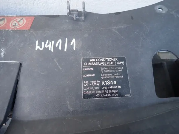 OEM A1695050330 Correa Conducto Aire Radiador Mercedes image 3