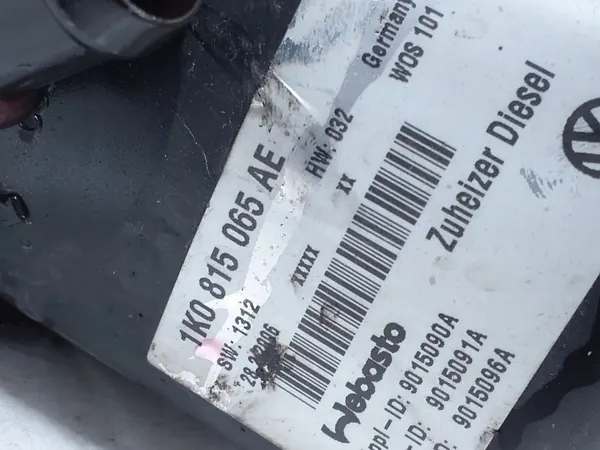 Aquecedor Webasto VW Touran OEM 1K0815065AE image 5