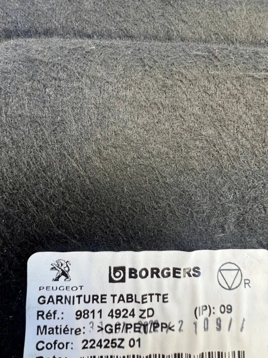 OEM 98114924ZD Kofferbakplank voor Peugeot 3008 II image 7