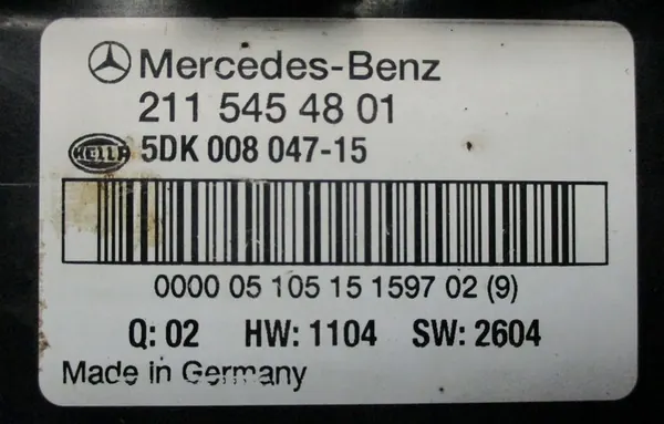 Módulo BSI Confort Mercedes E W211 2115454801 image 2