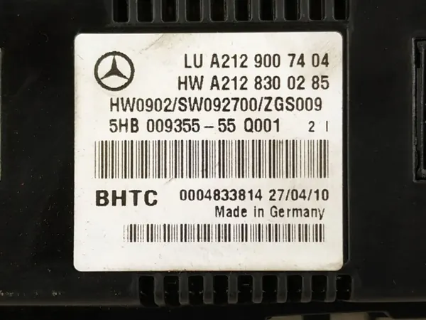 Panel climatización Mercedes-Benz A2129005902 - Usado image 6