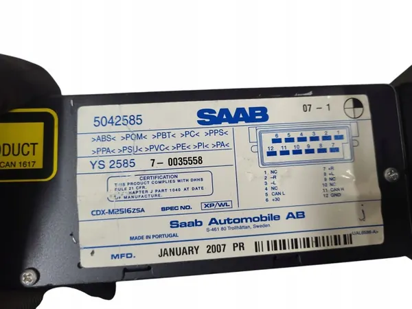 Changer CD Jaguar X-Type OEM 5042585 - Occasion image 5