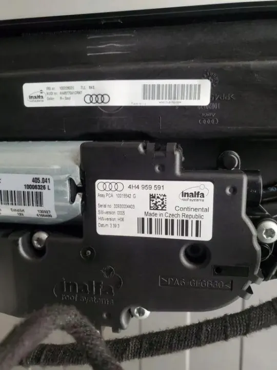 Techo Solar Audi A8 S8 D4 Completo OEM 4H4959591 image 5