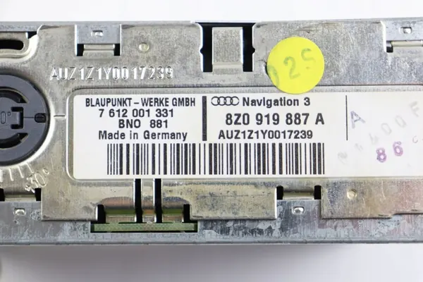 Leitor DVD Navegação Audi A2 OEM 8Z0919887A image 8