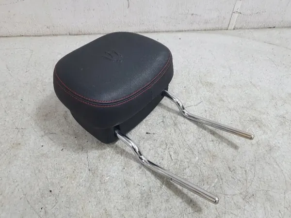 Maserati Kopfstütze OEM Schwarz Rote Naht L=P 2013-24 image 2