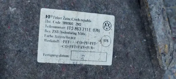 OEM 1T0863711E Lattiamatto VW Touran II:lle image 5