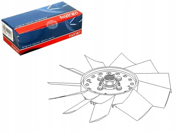 Embrayage ventilateur Topran 109 604 - Occasion image 4