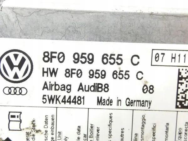 Airbag Sensormodul OEM 8F0959655C för Audi A5 image 4