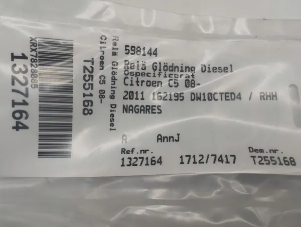 Sytytystulpparelemoduuli Citroen Jumpy 2.0 AV61-12A343-BA image 5