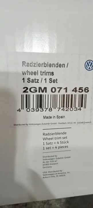 OEM 2GM071456 Tapacubos 16" para T-Cross image 3