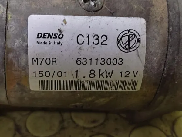 Motor de Arranque Fiat Doblo I 1.9 D OEM 63113003 - Usado image 7