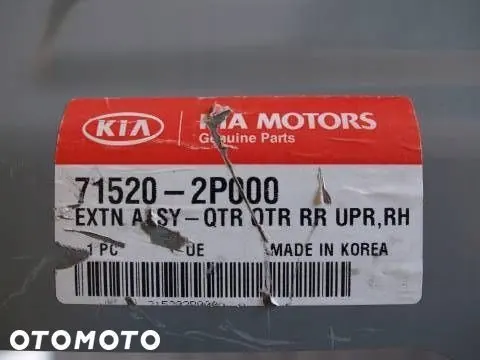 Kia Sorento 11-14r Rechte Heckpfeilerabdeckung OEM image 3