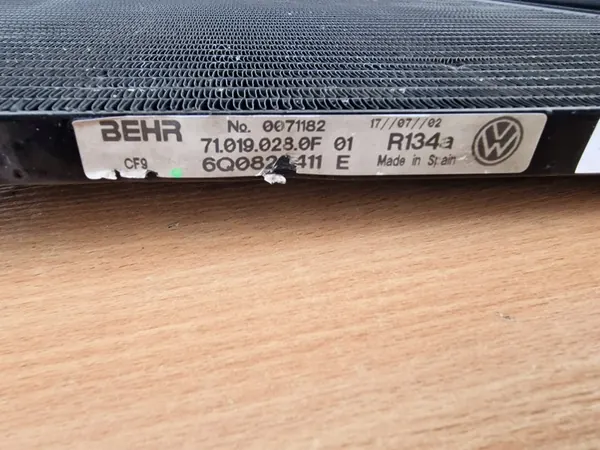 Ilmastointiradiaattori VW Polo 6Q Ibiza Fabia image 3