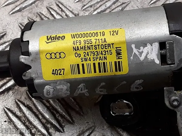 Motor de limpador Audi A6 C6 2007 4f9955711a image 4