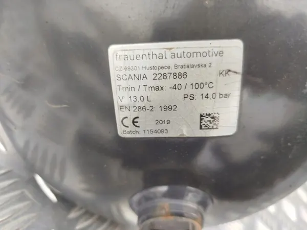 Tanque de ar Scania OEM 2287886 13L - Usado image 4