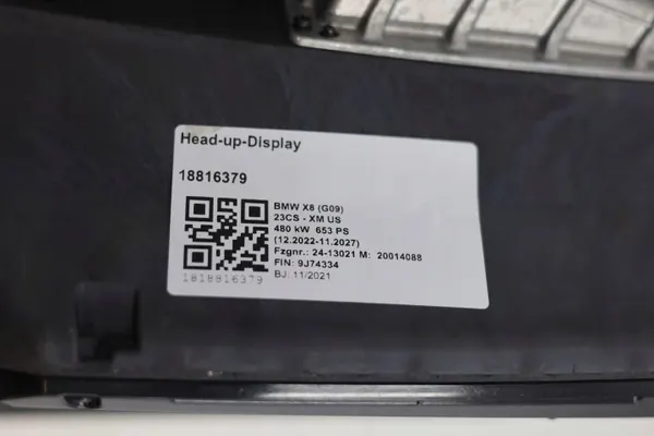Display Head-Up BMW OEM 5A441A9 para XM G09 image 5