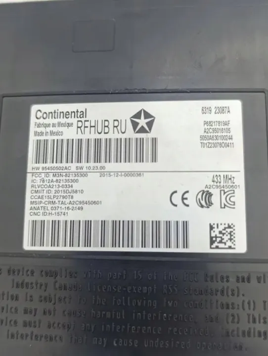 Conjunto Ignição OEM P68267021AE para Chrysler Pacifica image 5