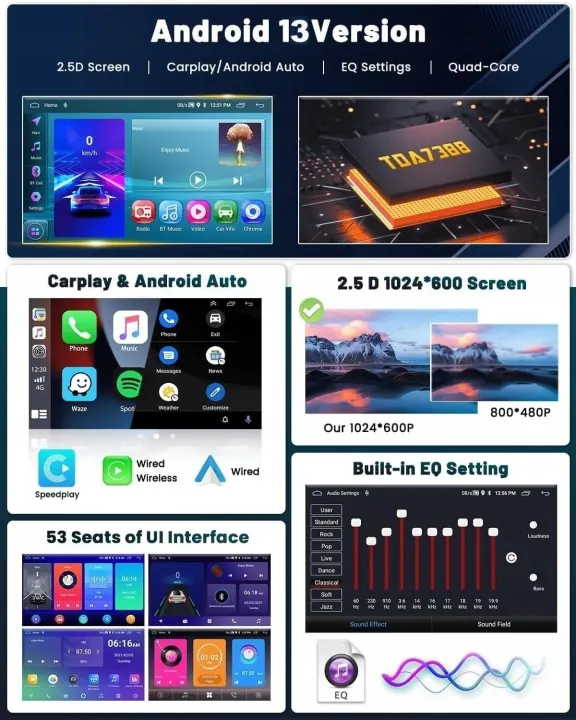 Autoradio Hikity Android 13 OEM Ningtai-A7288A3195A4MI2 image 7