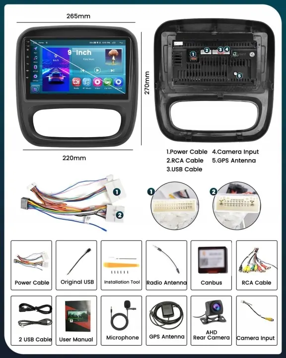 Autoradio Hikity Android 13 OEM Ningtai-A7288A3195A4MI2 image 8